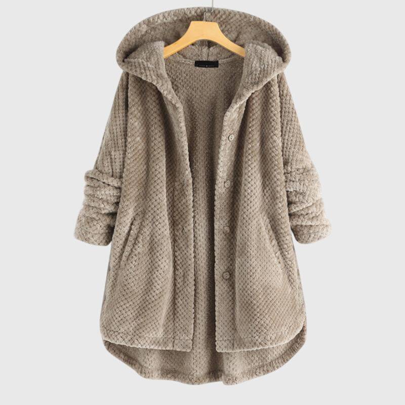 Franca™ Emma & Rose Cape Town soft luxurious fabric jacket with hood, stylish coat or jacket for a chic layered look