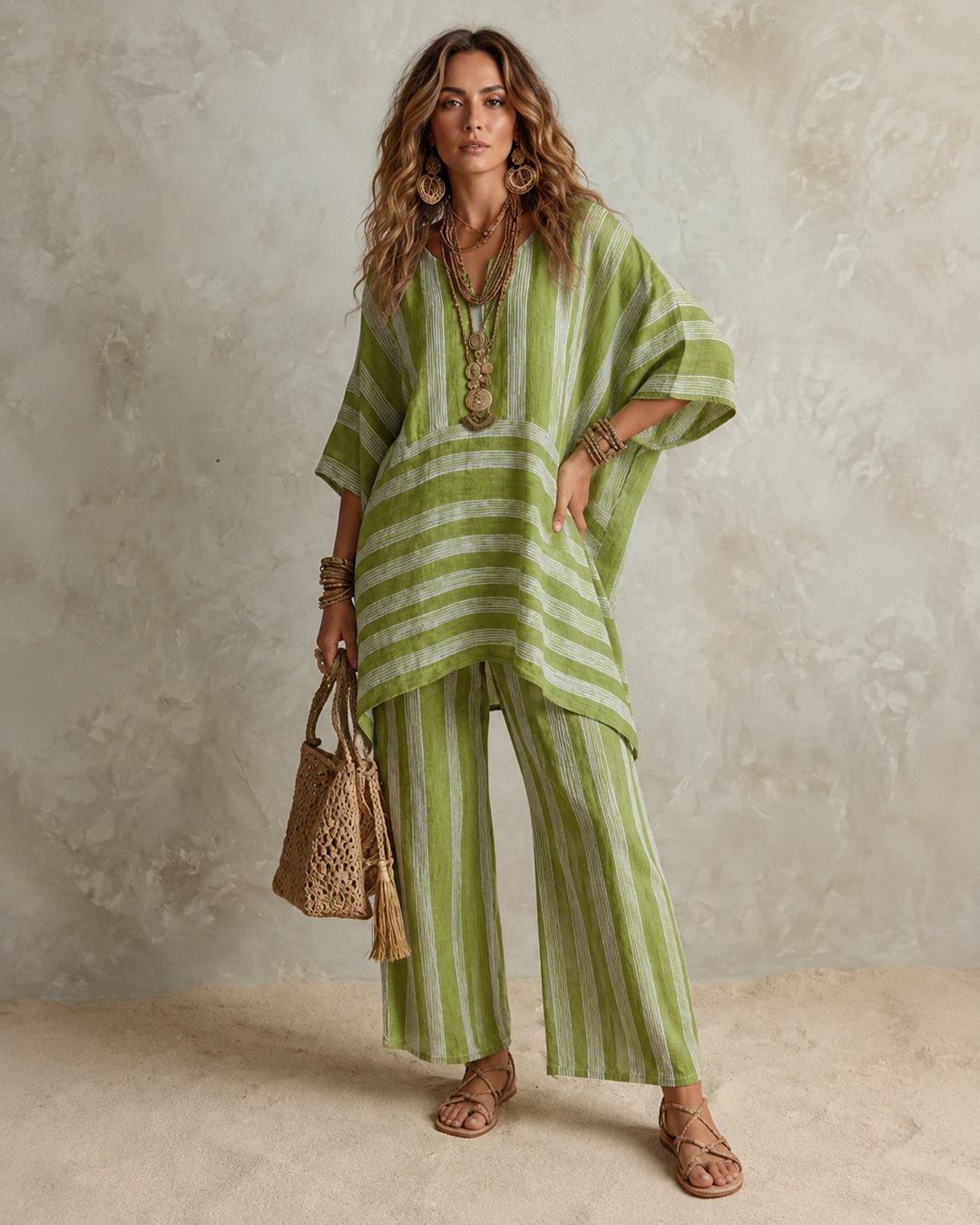 Anna™ | Bohemian Linen 2-Piece Set