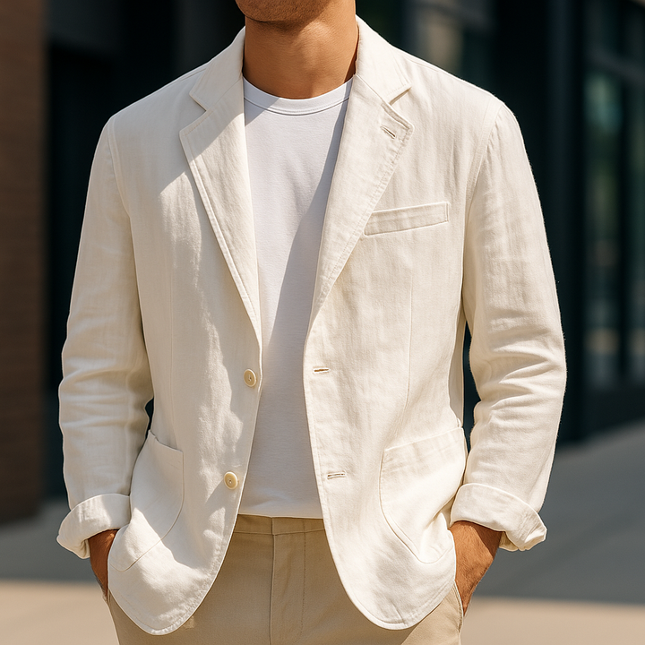Robert | Lightweight and Elegant Linen Blazer for Summer