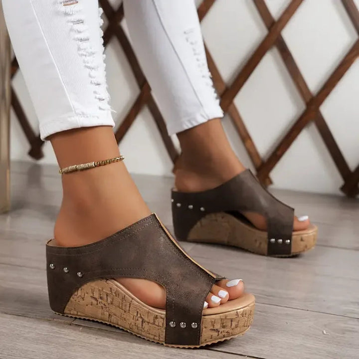 Melissa Top Sandals by Emma & Rose Cape Town featuring stylish open-toe design and comfortable straps on a neutral background