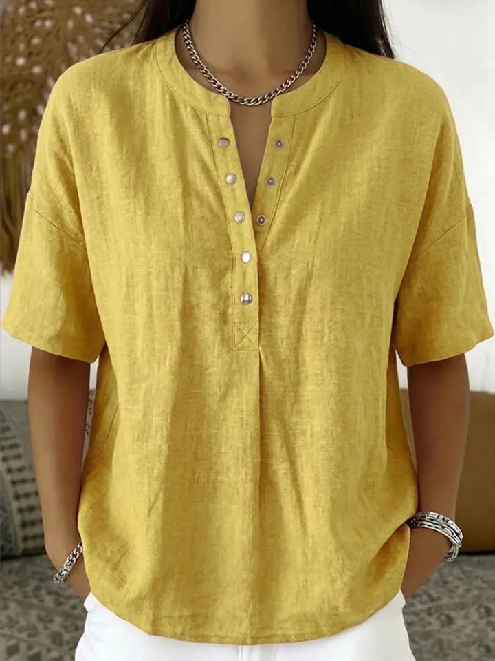 Mies™ | Airy Linen Summer Blouse