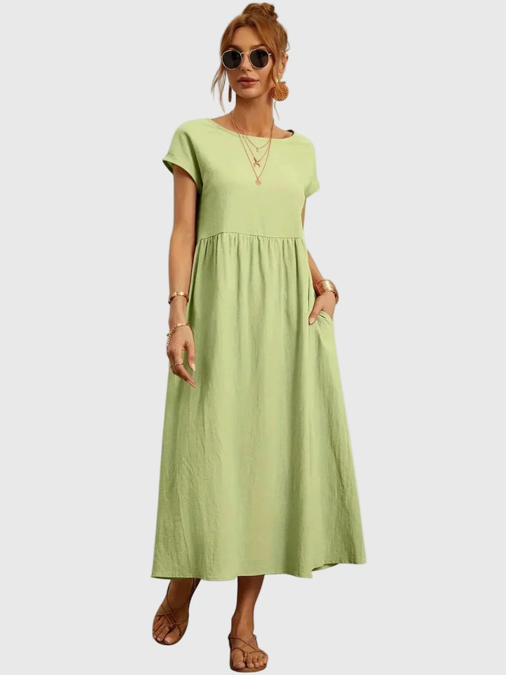 Giselle | Casual Midi Dress with Pockets