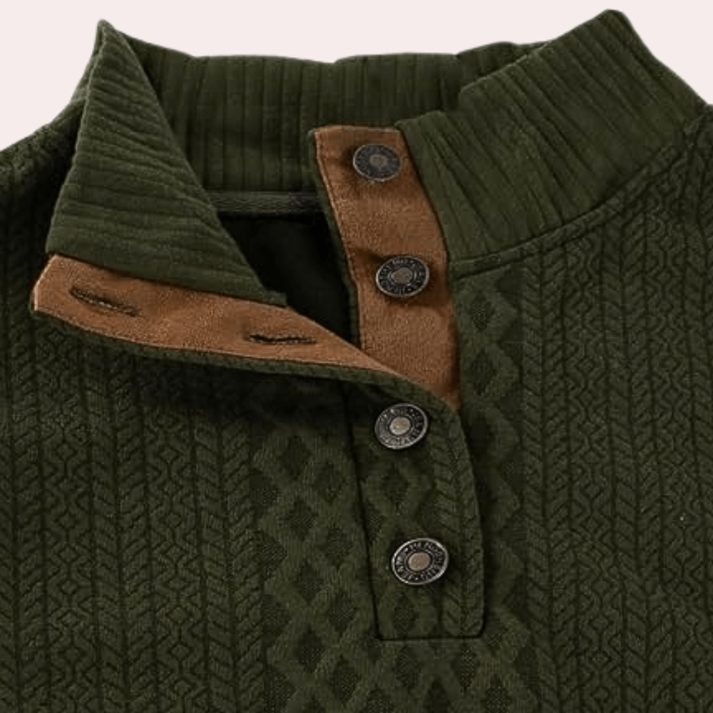 Men's Soft Knit Sweater, view 4 - Elena Harper
