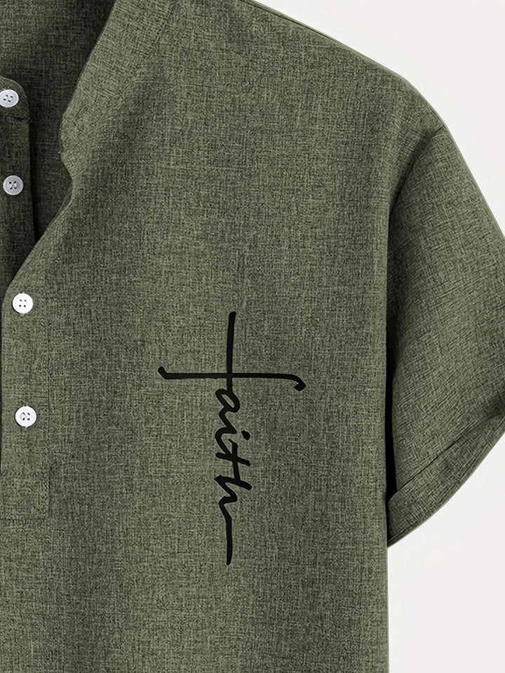 LAURENT MONACO | MEN'S HIGH COLLAR SHIRT