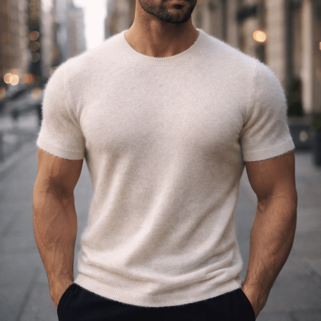 LAURENT MONACO | REFINED MESH T-SHIRT FOR MEN
