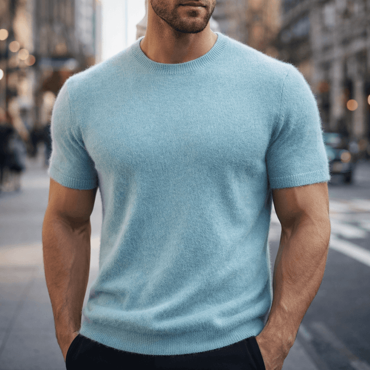 LAURENT MONACO | REFINED MESH T-SHIRT FOR MEN