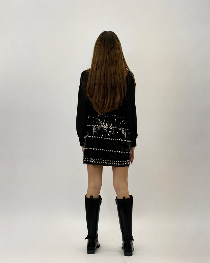 Kirsten™  |  Sequin Skirt Shine Effect