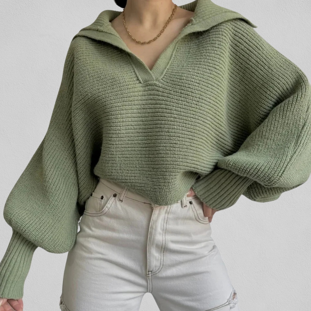 Women's V-Neck Sweater - Soft and Easy