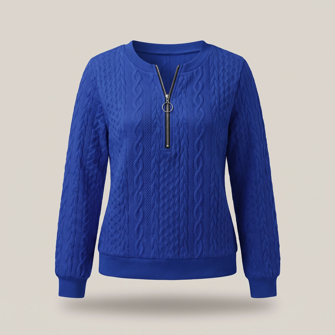 Emily | Casual and Comfortable Women's Zip-Up Sweater