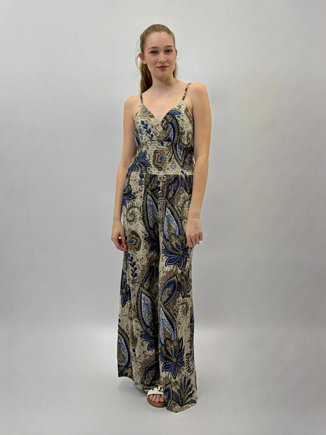 Indie™  |  Print Jumpsuit Straps
