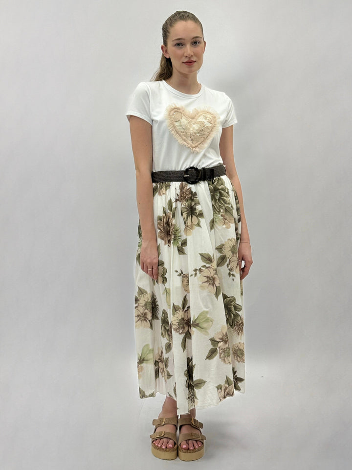 Daniëlle™  |  Skirt Belt Floral Print