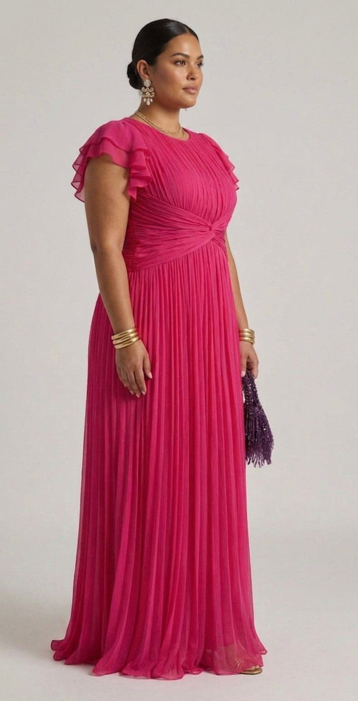 Stella & Grace™ | Pleated Evening Dress