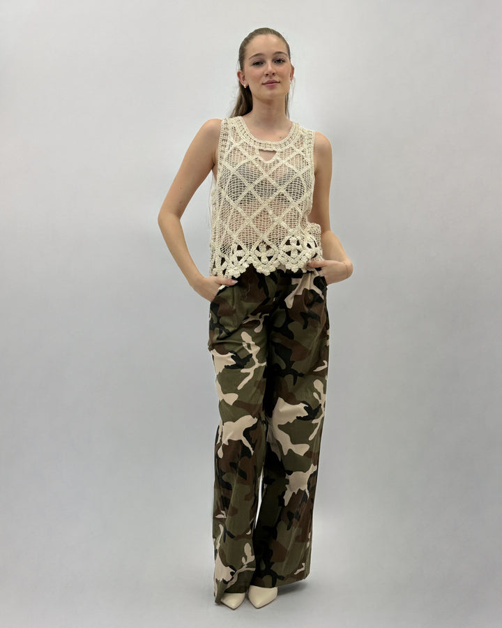 Ophelia™  |  Sleeveless Crochet Top