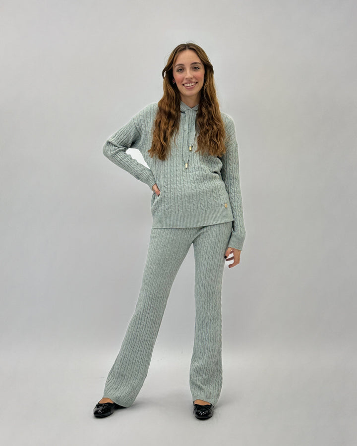 Emma & Rose knit top and trousers set — women's knitwear