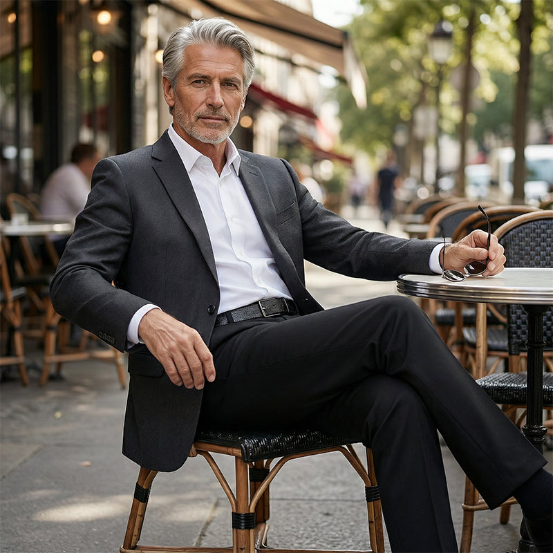 Men's Slim Stretch Pants for the Office