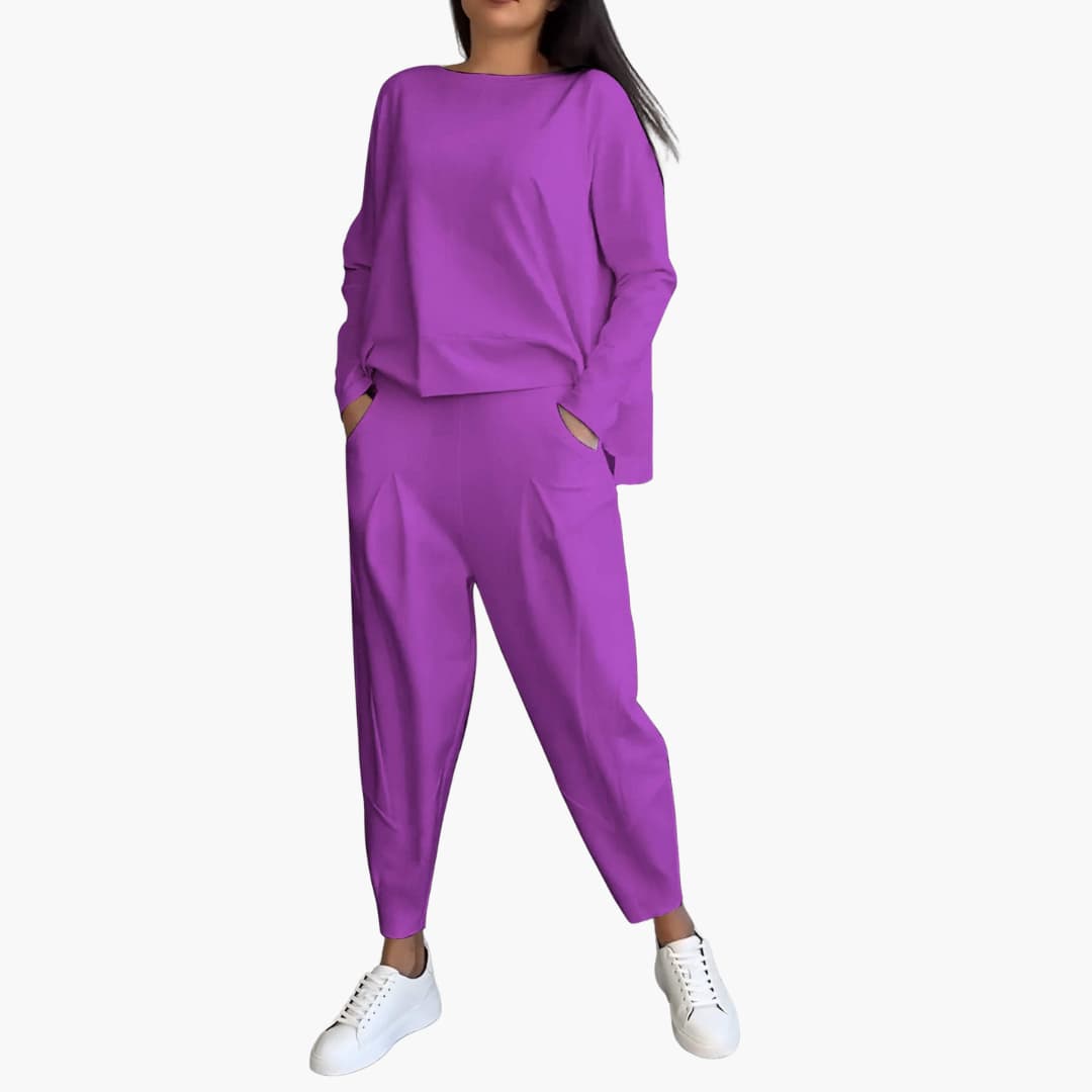 Genevra Airy Two-Piece Set, view 8 - Elena Harper