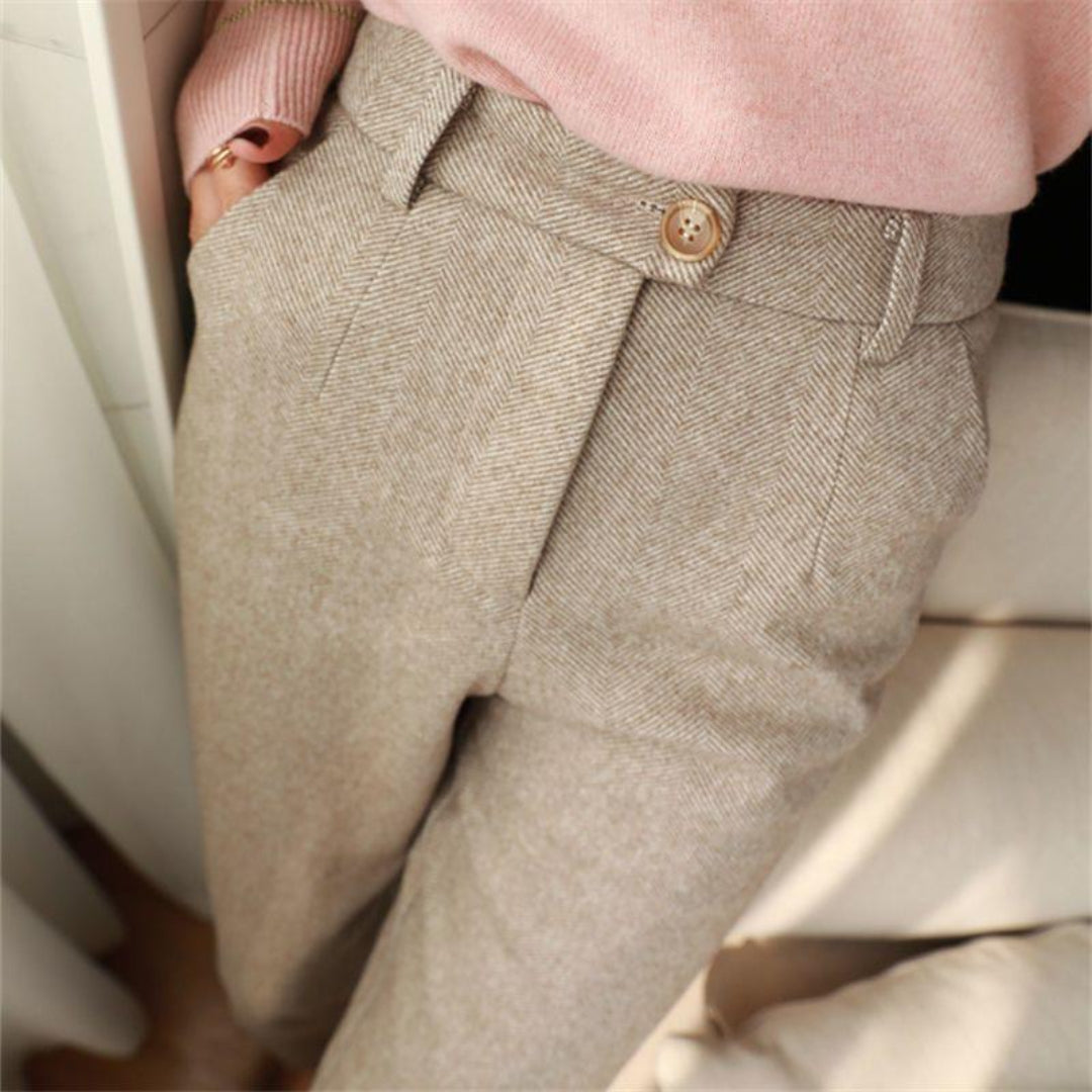 Men's Spring Tailored Ankle-Length Pants, view 3 - Elena Harper