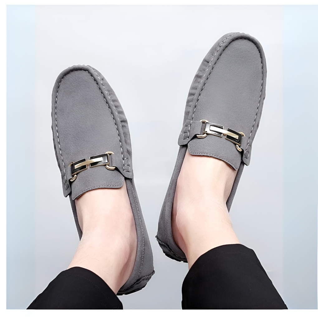 Men’s Suede Slip-On Moccasins