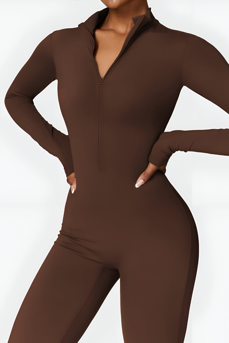 Selara™ | Thermal fleece jumpsuit with zipper