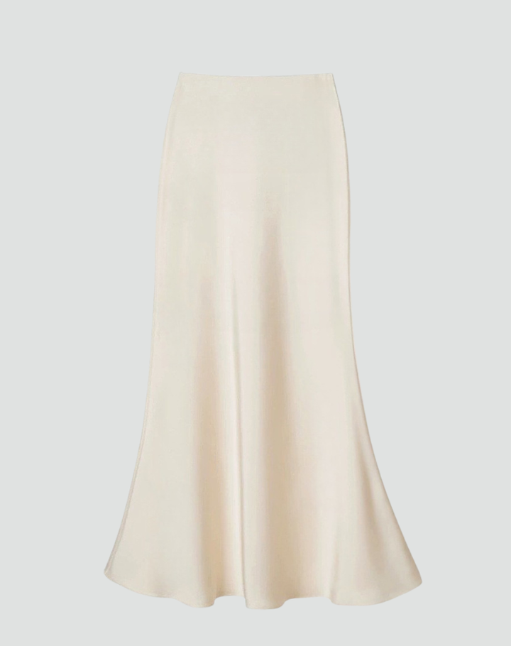 Ladies Satin Skirt with Elegant Shine for a Luxurious Maxi Look