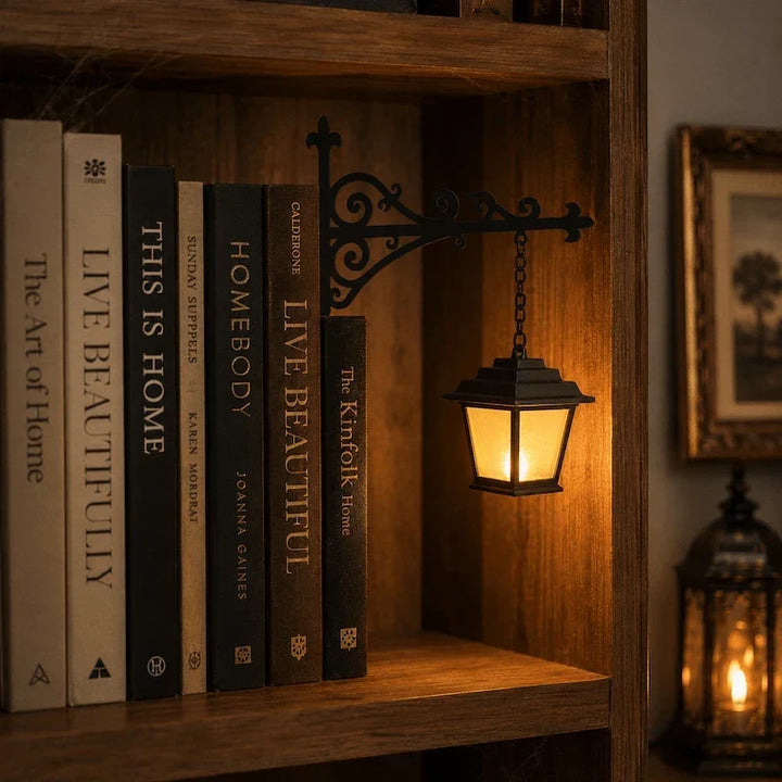 Halloween Ghost & Lantern Bookshelf Light