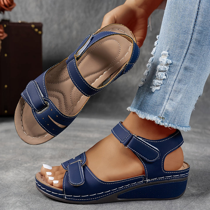 Emma & Rose Cape Town Elisa orthopedic sandals with cushioned straps and a supportive sole, designed for comfort and style.