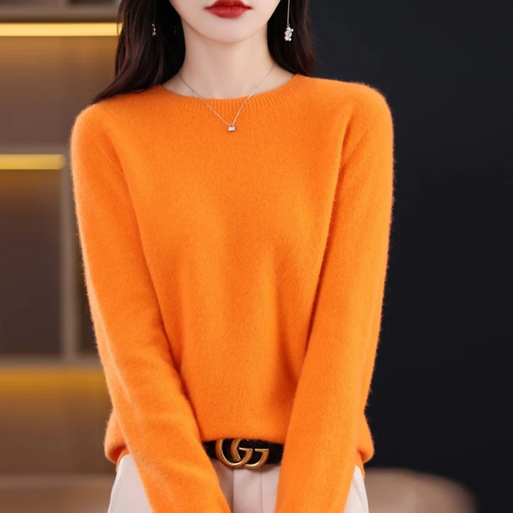 Women's Round Neck Soft Luxury Warm Sweater (S-5XL)