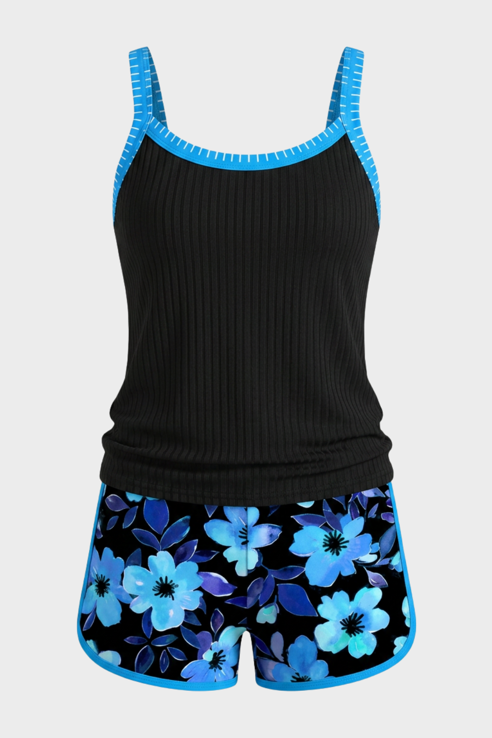 Women's Tankini Set | Floral Shorts
