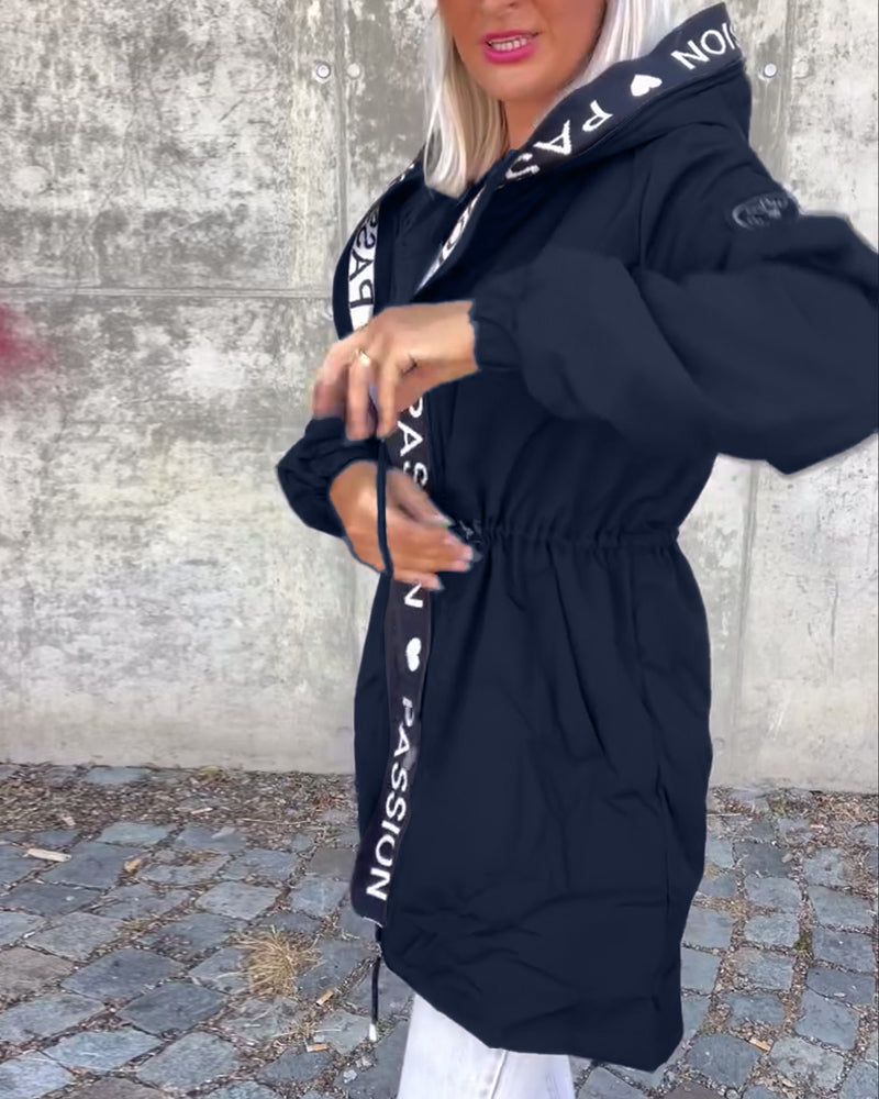 Alexa™ - Casual Coat with Hood