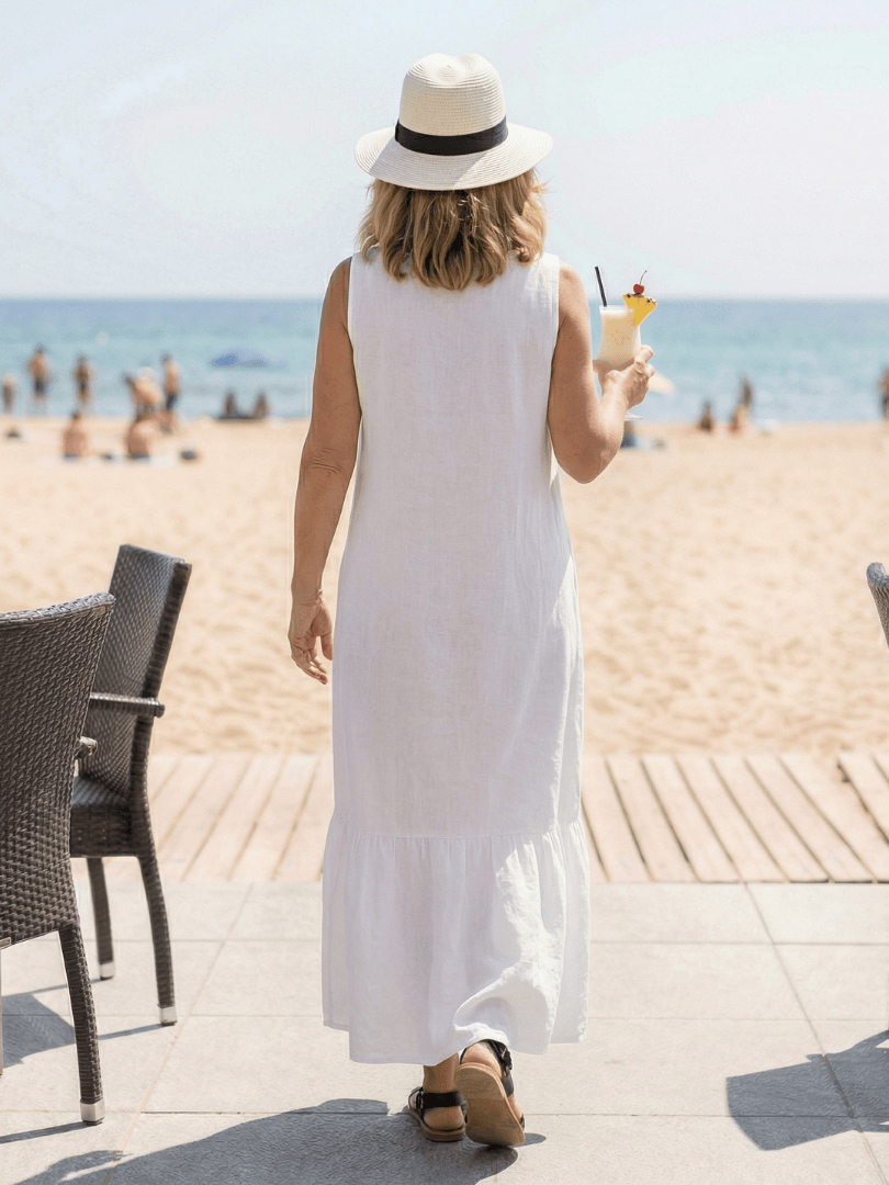Ismerie™  |  Easy Drape Midi Dress