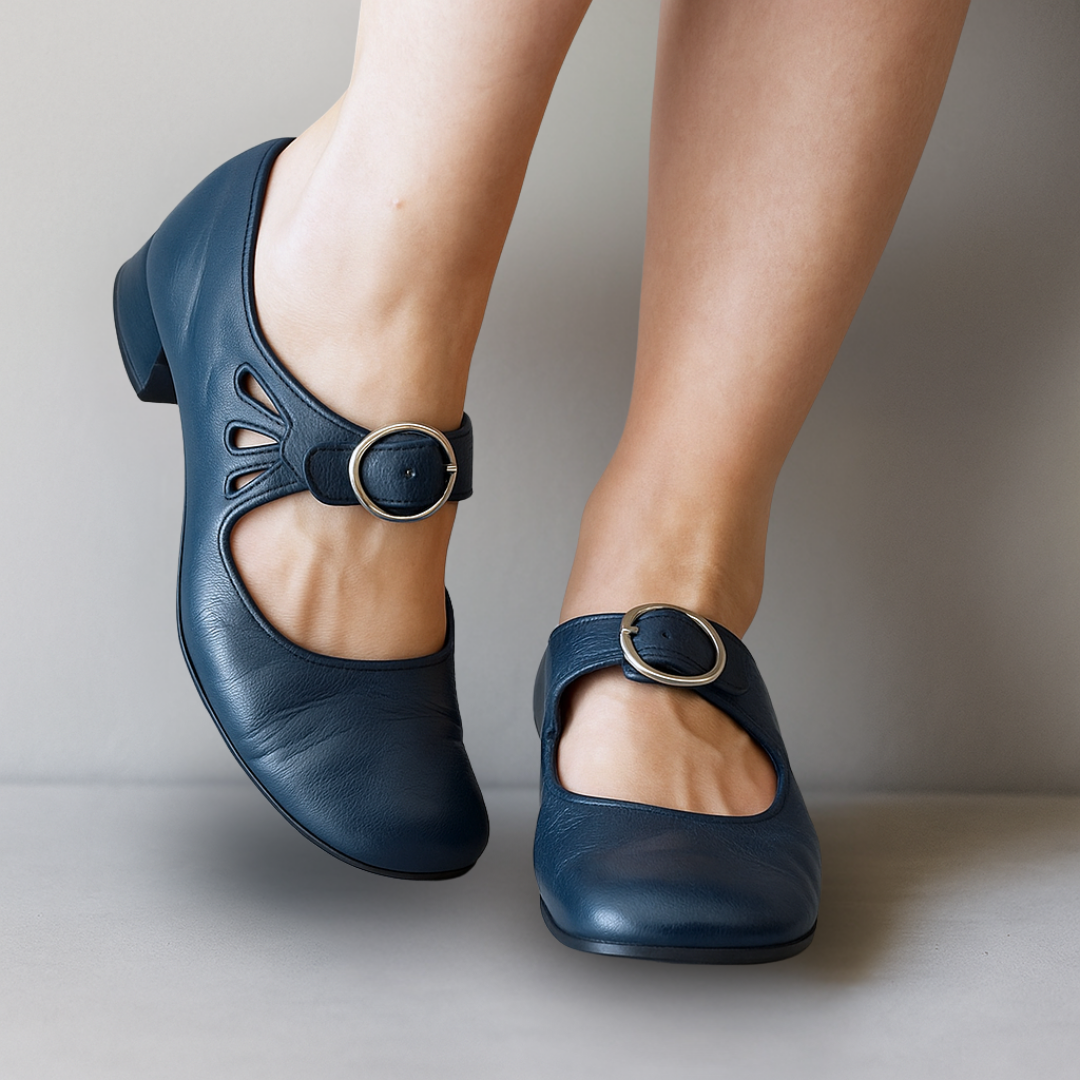 Els - Women's Orthopaedic Leather Sandals with Wedge Sole