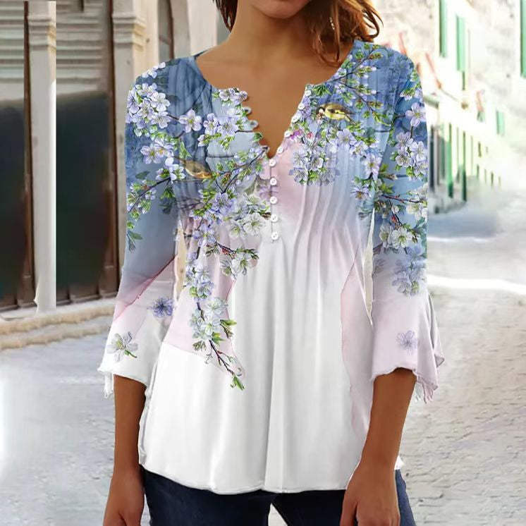 Women's Elegant Everyday Top Versatile Style, view 10 - Elena Harper