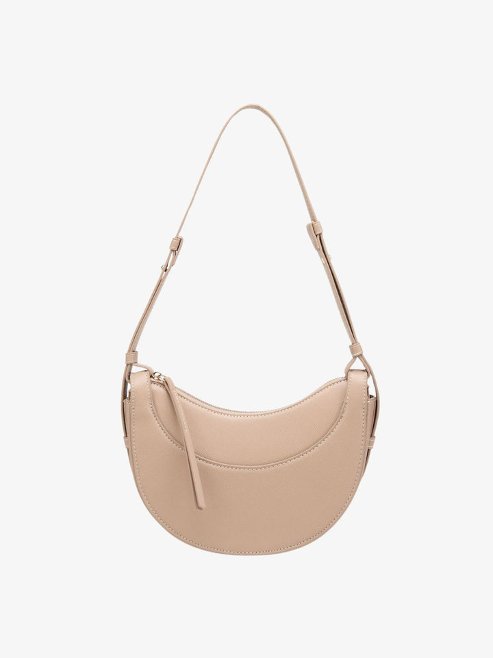 Curved Shoulder Bag for Women with Tassel - Practical and Elegant