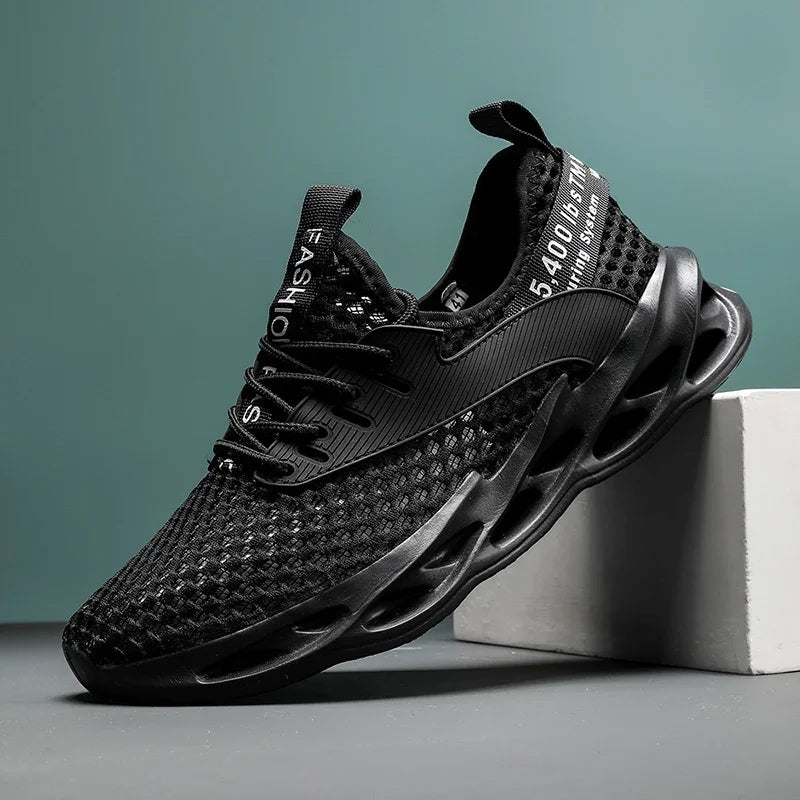 Liberato Breathable Mesh Sneakers, view 4 - Elena Harper
