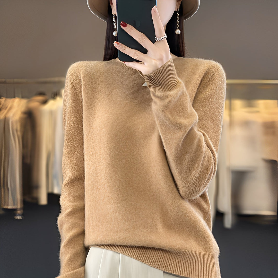 Eljene Comfortable and Warm Sweater, view 3 - Elena Harper