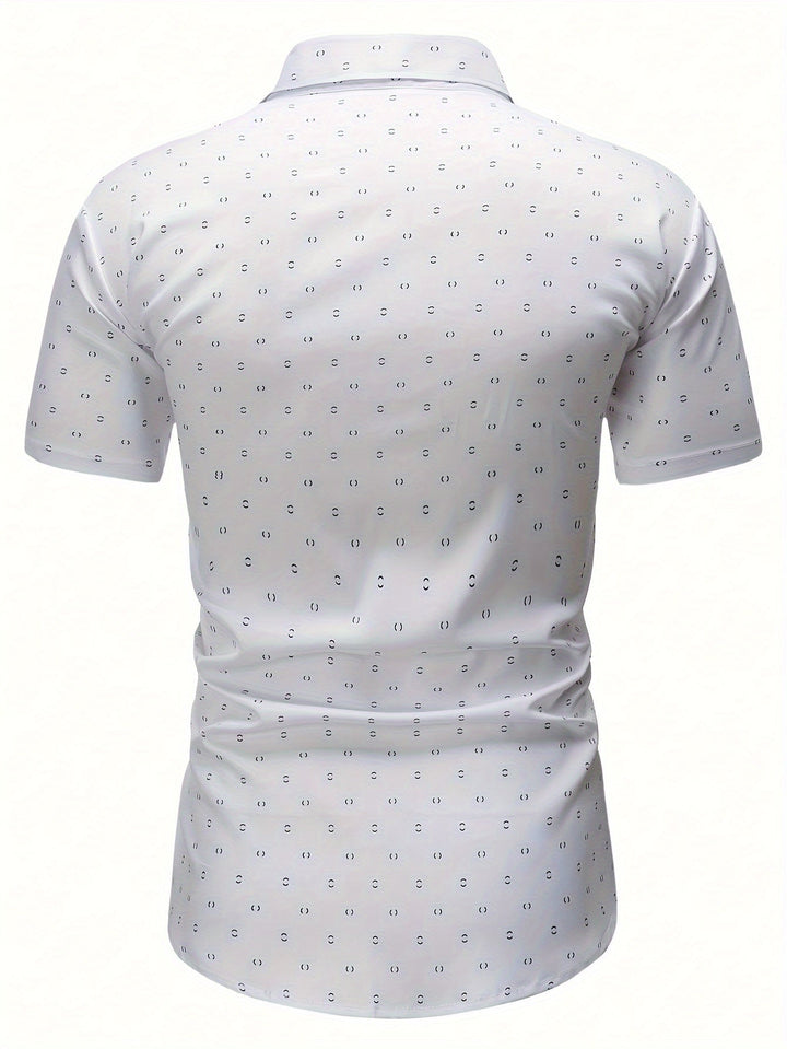 Tropical Print Shirt for Men - Elena Harper