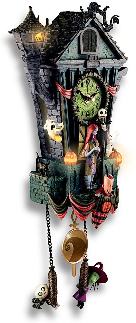 HallowClock Halloween Wall Clock, A Nightmare Before Christmas, view 2 - Elena Harper