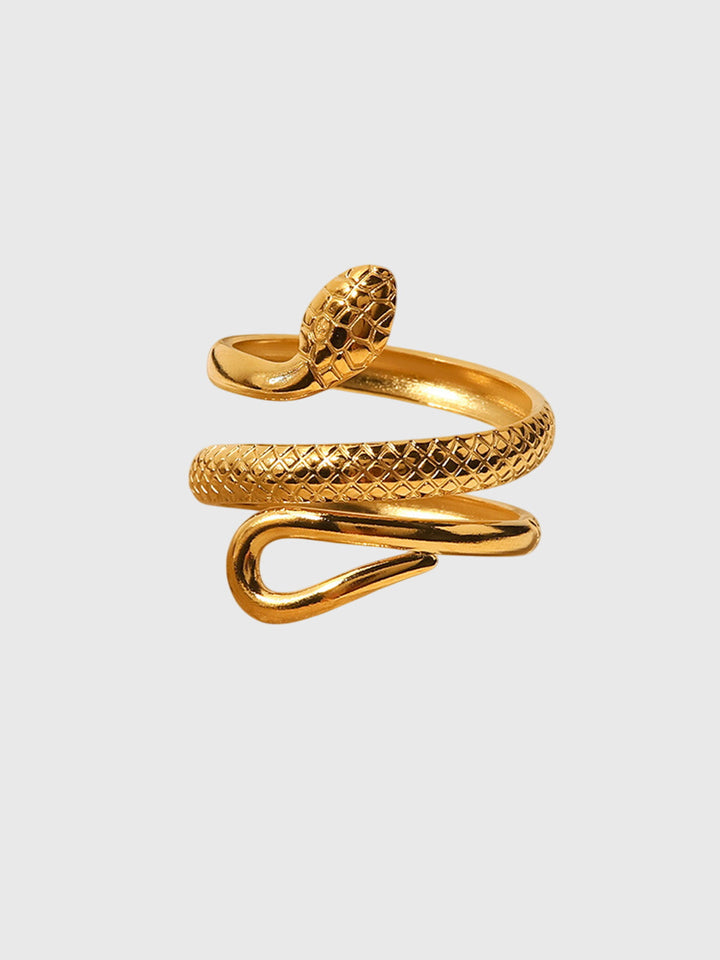 Aubrey | Adjustable Snake-Shaped Ring