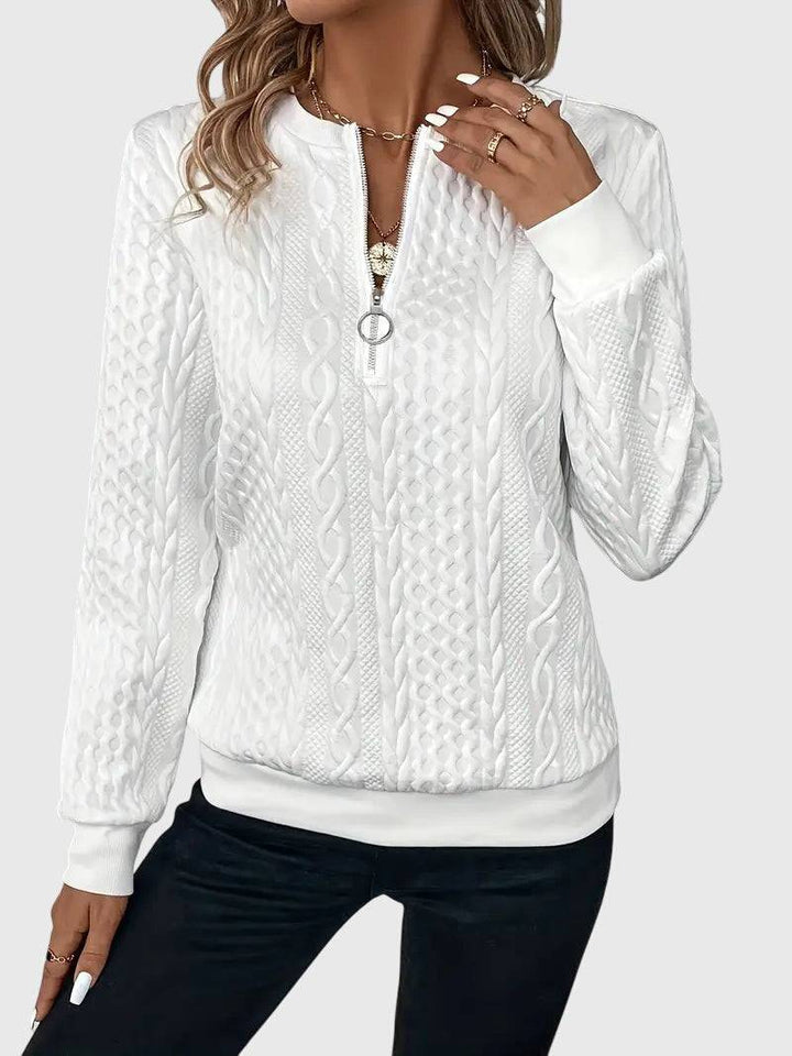 Nora™  |  Zipped Sweater