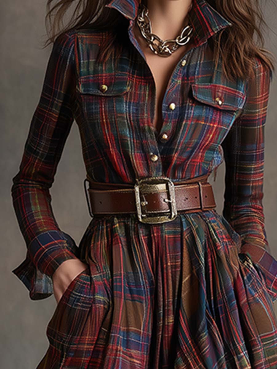 Mandy™  |  Belt Shirt Dress