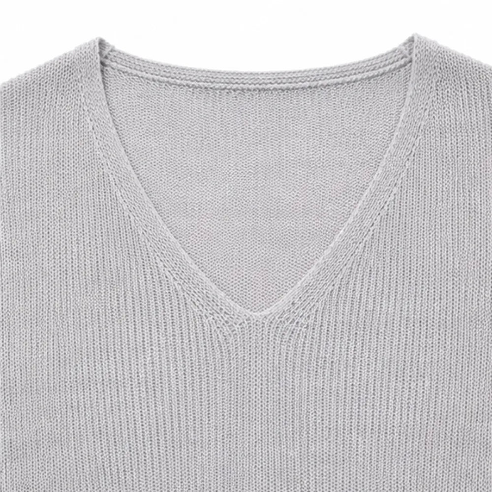 Maya | Casual and Stylish Women's Knit Tunic Top with V-Neck