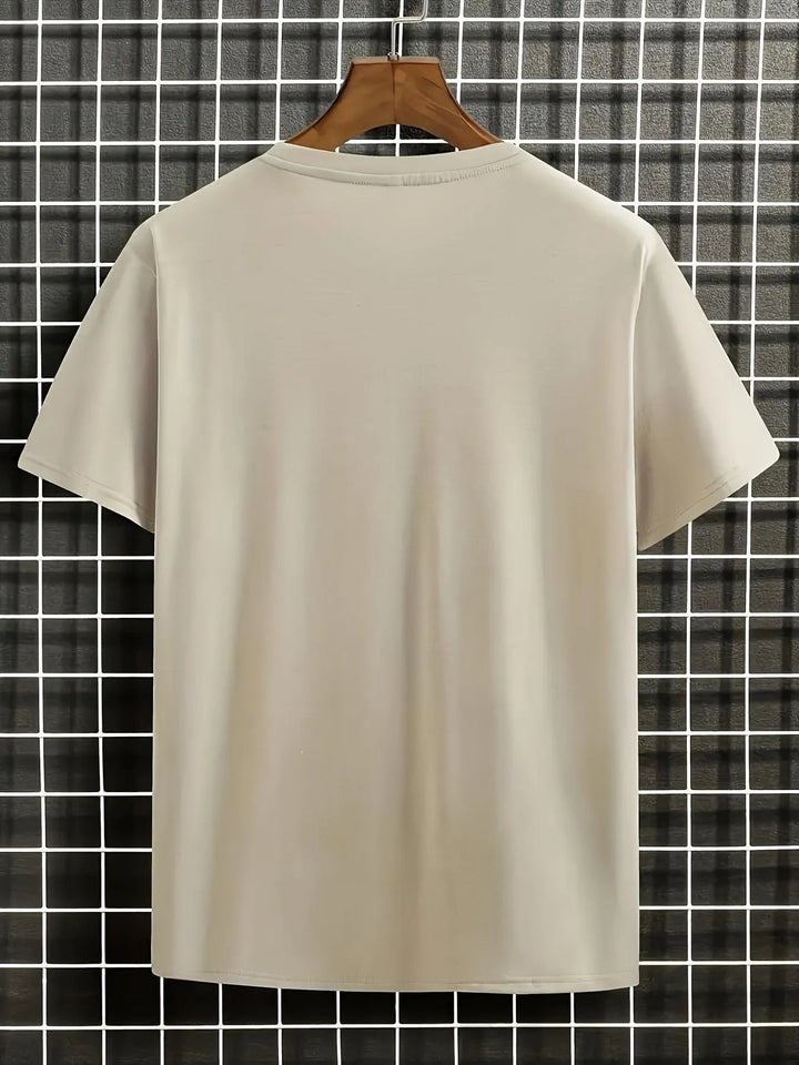 Men's Floral Wave Graphic Tee - Effortless Style & Comfort