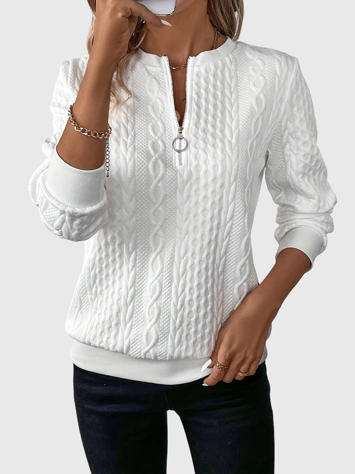 Nora™  |  Zipped Sweater