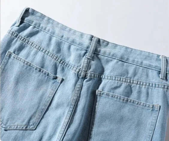 Men's Relaxed Fit Straight Leg Jeans - Elena Harper