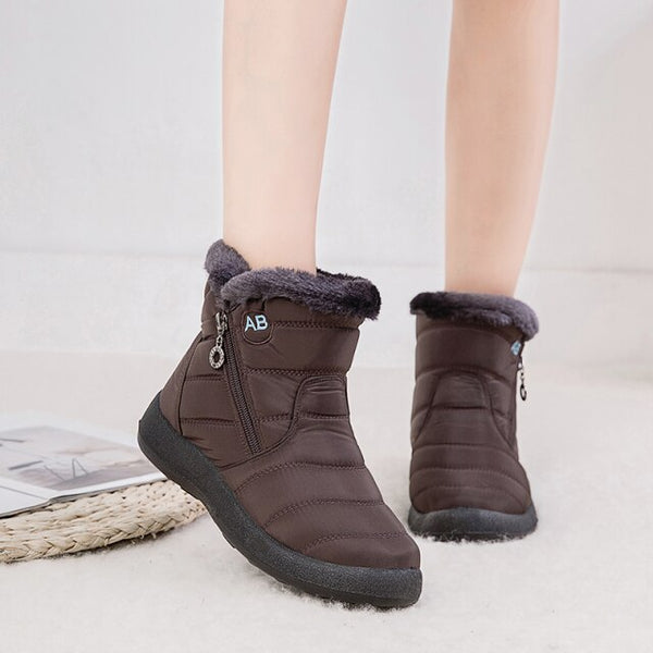 Ginia Warm Waterproof Ankle Boots, view 9 - Elena Harper