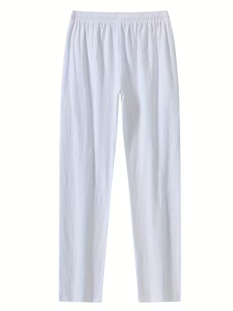 Tenno Breathable Jogger Pants with Elastic Comfort Waistband, view 9 - Elena Harper
