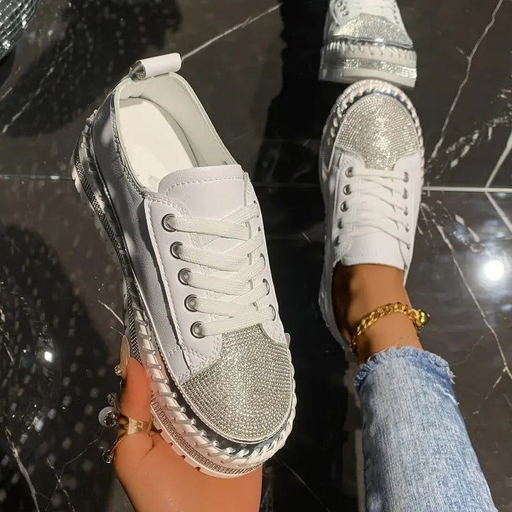 comfortable orthopedic sneakers with sequins EB EB