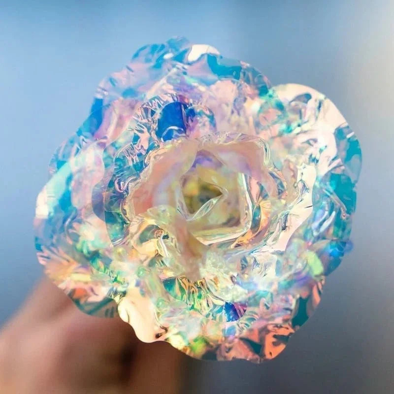 GlowPetal – Colorful Crystal Rose