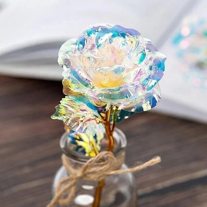 GlowPetal – Colorful Crystal Rose