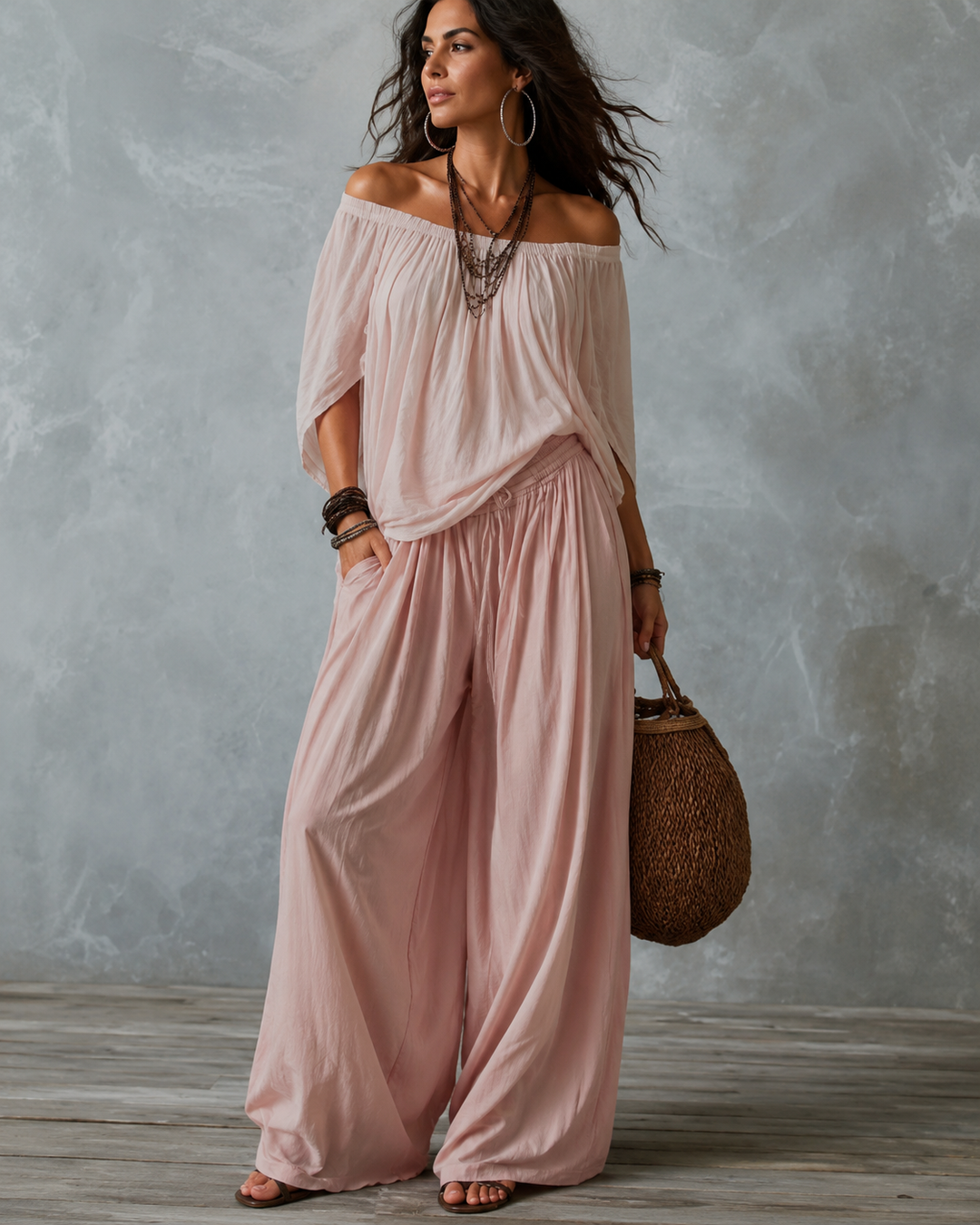 Ingrid™ | Casual 2-Piece Set with Wide Legs